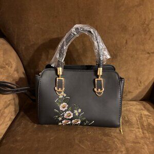 Floral Embroidered Women's Handbag